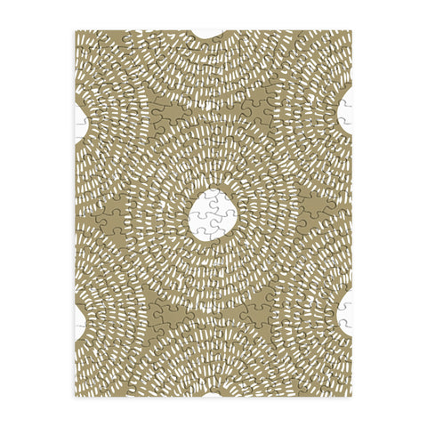 Camilla Foss Circles in Olive II Puzzle