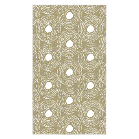 Camilla Foss Circles in Olive II Tablecloth