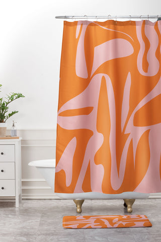 Camilla Foss Creek Shower Curtain And Mat