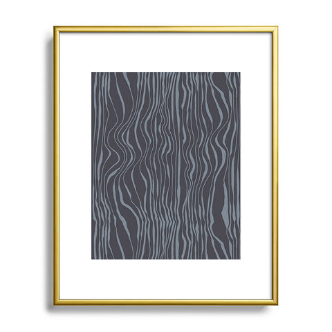 Camilla Foss Ebb and Flow Metal Framed Art Print
