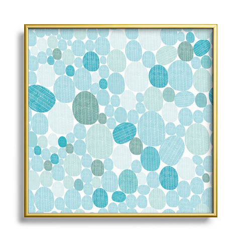 Camilla Foss Eggs I Metal Square Framed Art Print