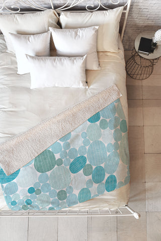 Camilla Foss Eggs I Fleece Throw Blanket