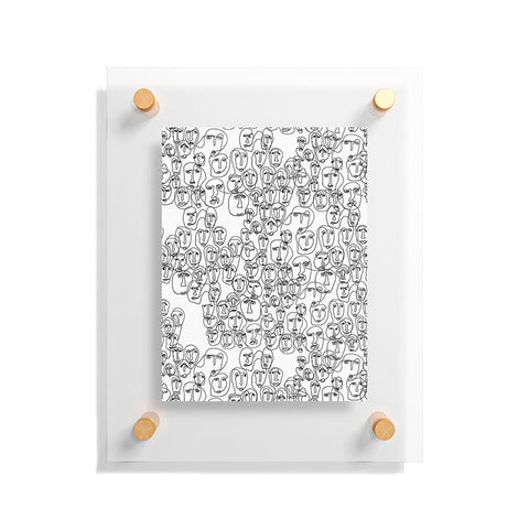 Camilla Foss Faces Floating Acrylic Print