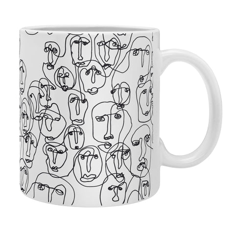 Camilla Foss Faces Coffee Mug