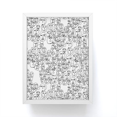 Camilla Foss Faces Framed Mini Art Print