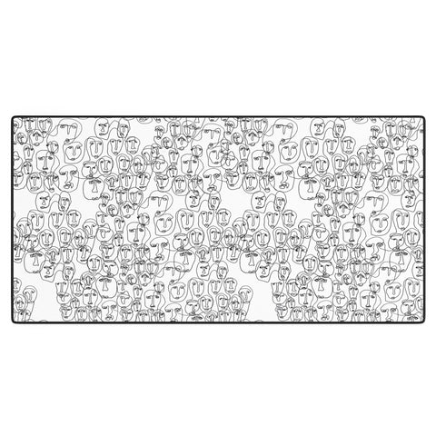 Camilla Foss Faces Desk Mat