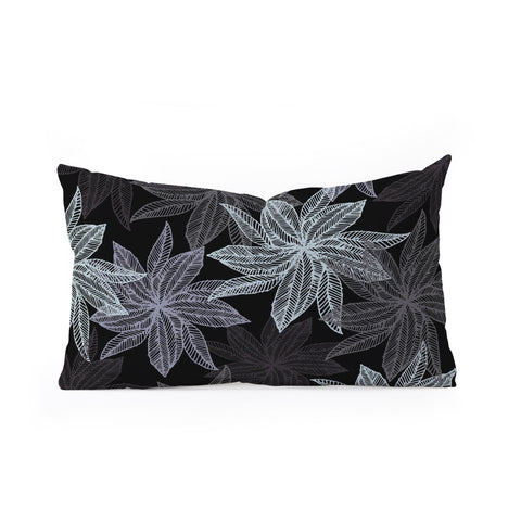 Camilla Foss Flowers Fantasy I Oblong Throw Pillow