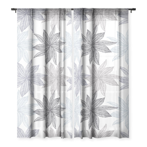 Camilla Foss Flowers Fantasy II Sheer Non Repeat