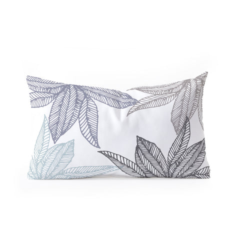 Camilla Foss Flowers Fantasy II Oblong Throw Pillow