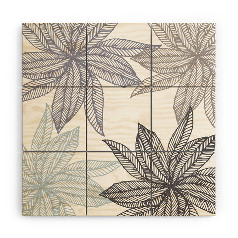 Camilla Foss Flowers Fantasy II Wood Wall Mural