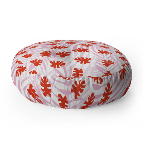 Camilla Foss Happy Holiday Floor Pillow Round