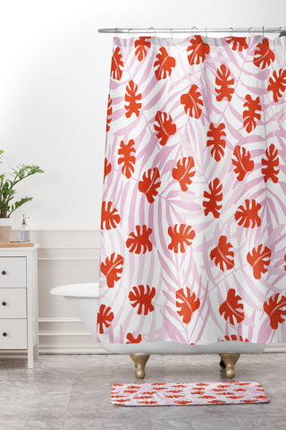 Camilla Foss Happy Holiday Shower Curtain And Mat