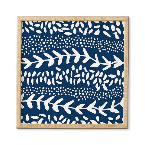 Camilla Foss Harvest Blue Framed Wall Art