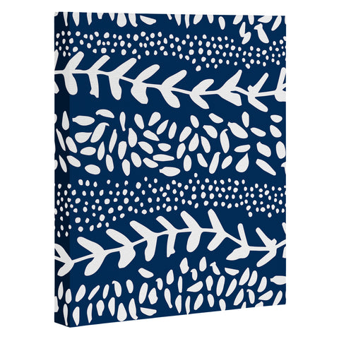 Camilla Foss Harvest Blue Art Canvas