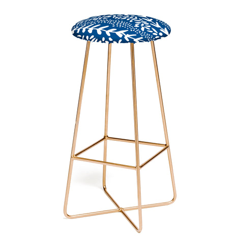 Camilla Foss Harvest Blue Bar Stool