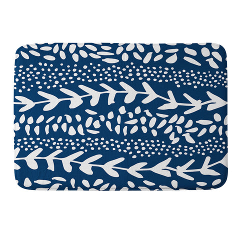 Camilla Foss Harvest Blue Memory Foam Bath Mat