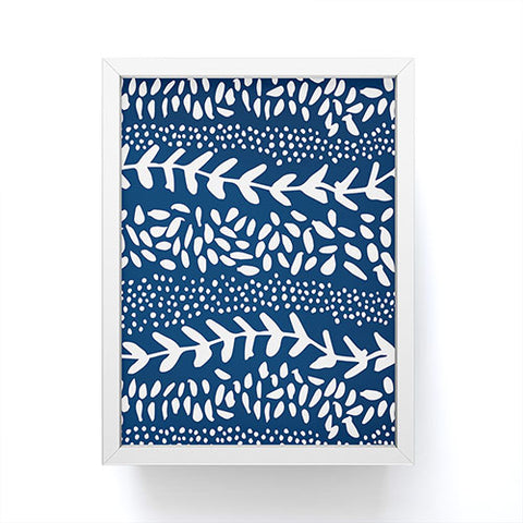 Camilla Foss Harvest Blue Framed Mini Art Print