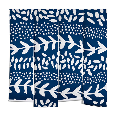 Camilla Foss Harvest Blue Wall Mural