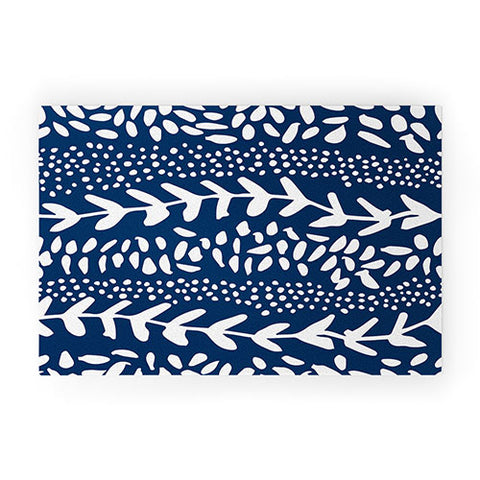 Camilla Foss Harvest Blue Welcome Mat