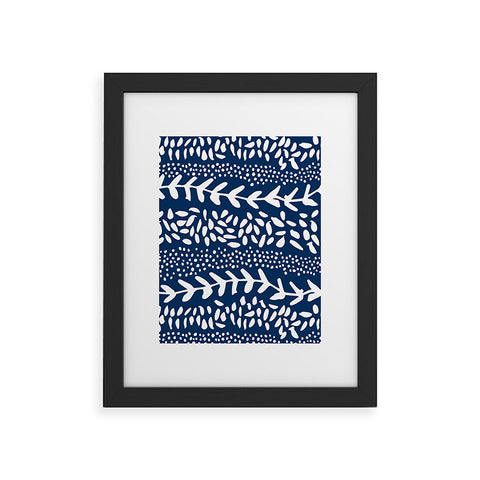 Camilla Foss Harvest Blue Framed Art Print
