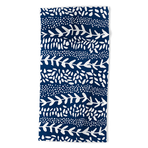 Camilla Foss Harvest Blue Beach Towel