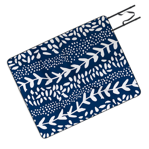 Camilla Foss Harvest Blue Picnic Blanket