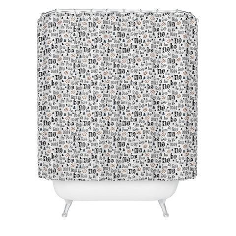 Camilla Foss Ho Ho Shower Curtain