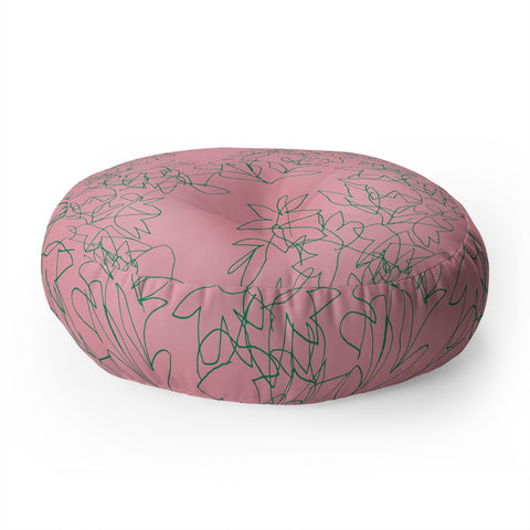 Camilla Foss Ivy Floor Pillow Round
