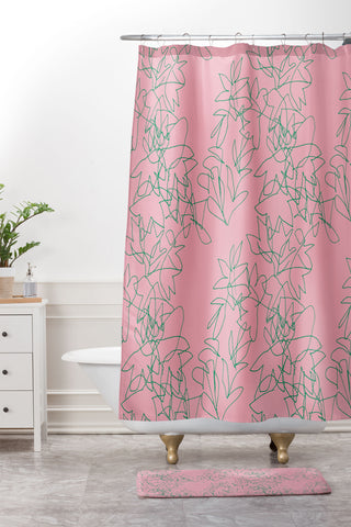 Camilla Foss Ivy Shower Curtain And Mat