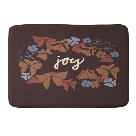 Camilla Foss Joy Foliage Memory Foam Bath Mat