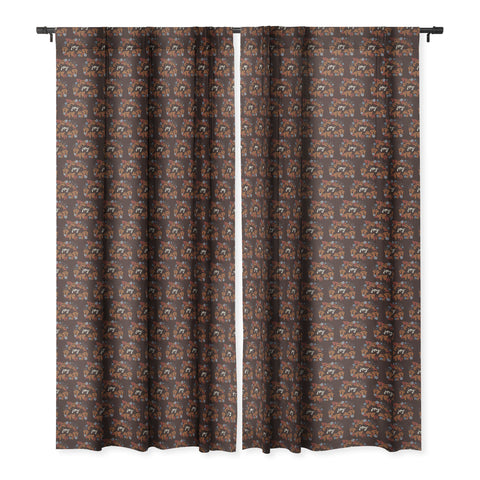 Camilla Foss Joy Foliage Blackout Window Curtain