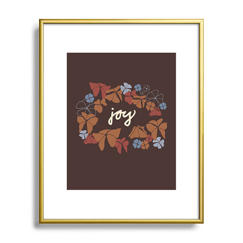 Camilla Foss Joy Foliage Metal Framed Art Print
