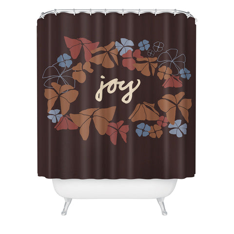 Camilla Foss Joy Foliage Shower Curtain