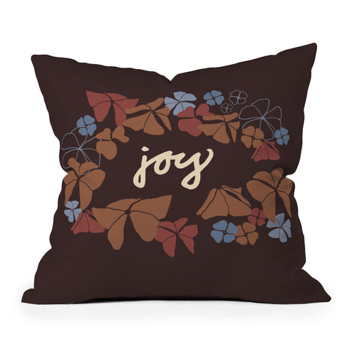 Camilla Foss Joy Foliage Throw Pillow
