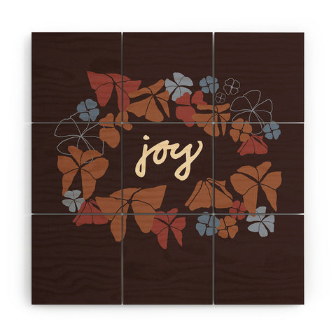 Camilla Foss Joy Foliage Wood Wall Mural