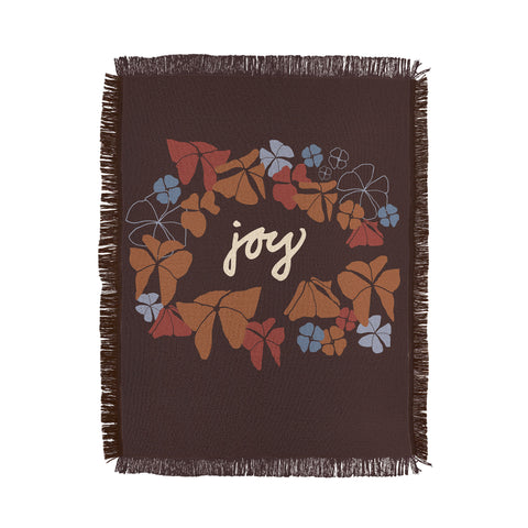 Camilla Foss Joy Foliage Throw Blanket