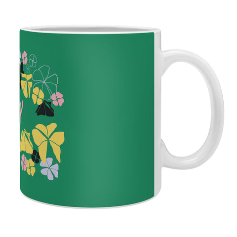 Camilla Foss Joy Green Foliage Coffee Mug