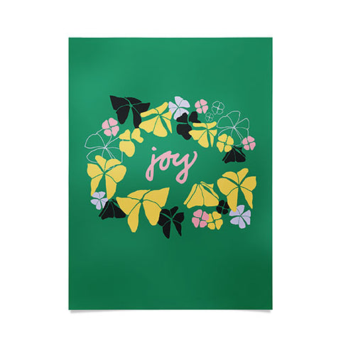 Camilla Foss Joy Green Foliage Poster