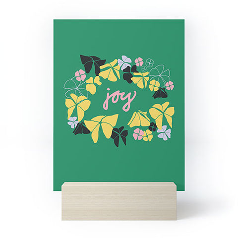 Camilla Foss Joy Green Foliage Mini Art Print