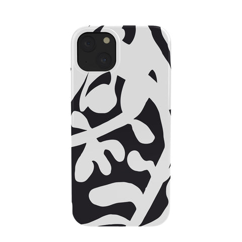 Camilla Foss Lush Rosehip Black White Phone Case