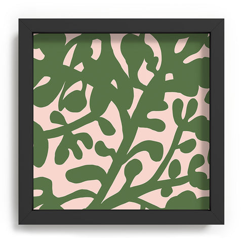 Camilla Foss Lush Rosehip Green Pink Recessed Framing Square