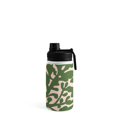 Camilla Foss Lush Rosehip Green Pink Water Bottle