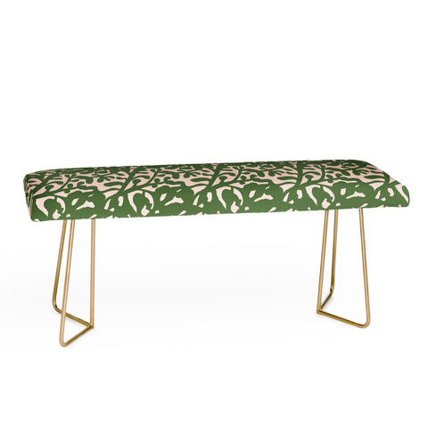 Camilla Foss Lush Rosehip Green Pink Bench