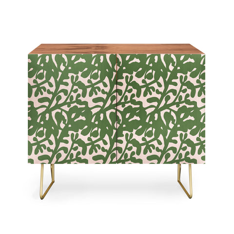 Camilla Foss Lush Rosehip Green Pink Credenza