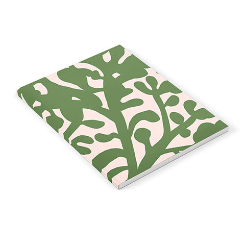 Camilla Foss Lush Rosehip Green Pink Notebook