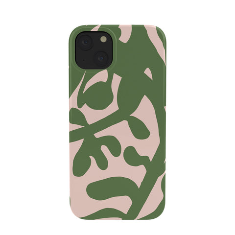 Camilla Foss Lush Rosehip Green Pink Phone Case