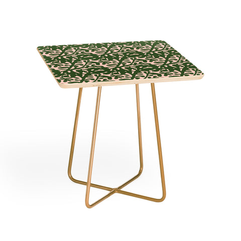 Camilla Foss Lush Rosehip Green Pink Side Table