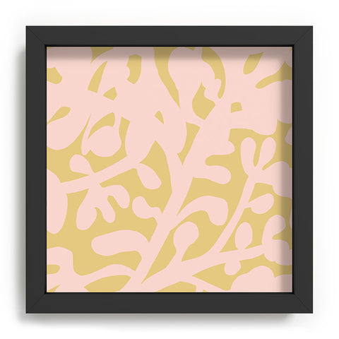 Camilla Foss Lush Rosehip Pink Yellow Recessed Framing Square