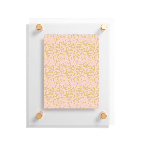 Camilla Foss Lush Rosehip Pink Yellow Floating Acrylic Print