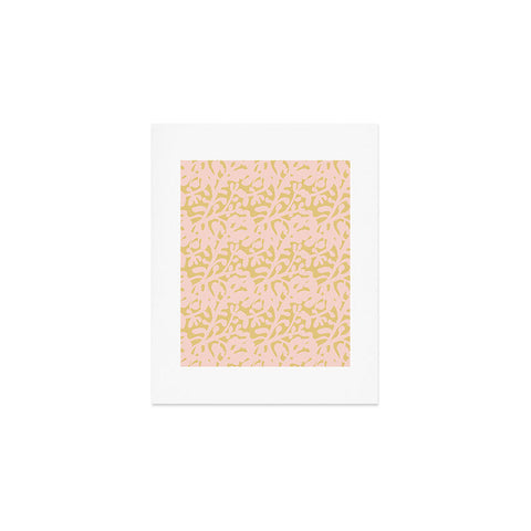 Camilla Foss Lush Rosehip Pink Yellow Art Print